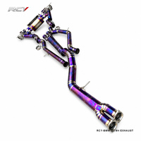Système d'échappement haute performance pour BMW M3 M4 F80 F82, système d'échappement en acier inoxydable 1,5 mm poli miroir RCY