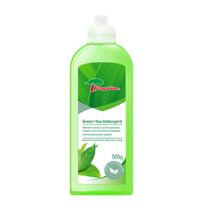 Rayshine Custom <strong>Dish</strong> Washing Cleaning Liquid Green Tea Fragrance <strong>Detergent</strong> Strong Degreasing 500g - Product Image 1