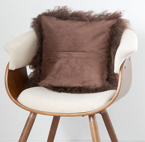 Coussin de siège en fourrure de mouton mongole véritable de haute qualité oreiller en fourrure d'agneau tibétain de luxe conception de château carré pour une utilisation hospitalière à domicile - Product Image 6