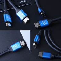 Câble HDMI 4K Certifié OEM/ODM 60Hz V2.0 Mâle-Mâle en Alliage d'Aluminium pour TV/Ordinateur Portable/Lecteur DVD/Projecteur