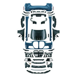 Commercio all'ingrosso della fabbrica M4 stile Kit corpo largo per <span class=keywords><strong>BMW</strong></span> 4 serie <span class=keywords><strong>G22</strong></span> G23 G26 paraurti anteriori posteriori cofano minigonne laterali grill materiale PP - Product Image 1