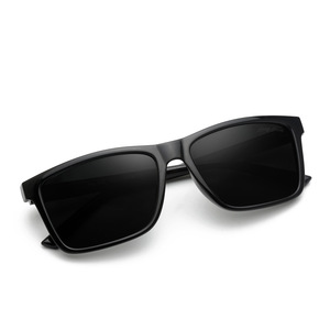 Lunettes de soleil rectangulaires Graf Sock 1317 unisexe, verres TAC anti-reflet UV400, style monture - Product Image 1