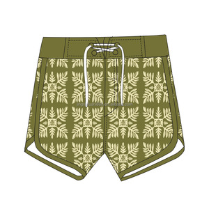 กางเกงขาสั้นเด็กชายลายฮาวายสำหรับฤดูร้อน ผ้าว่ายน้ำยืดหยุ่นสูง กางเกงขาสั้นเล่นเซิร์ฟสำหรับเด็กผู้ชาย - Product Image 6