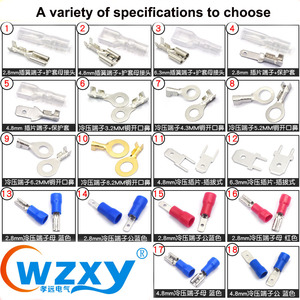 Factory Direct Sales 250 6.3mm Crimp Terminal 6.3 mm Electric Wire Spade <b>Connector</b> <b>Quick</b> Butt Brass Splice 250 Series Terminals - Product Image 5