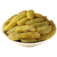 Raisins secs sucrés sans pépins en gros, fruits secs AD, 500g, emballage sous vide, extra grands, verts LuENang de Xinjiang Tulufan
