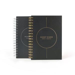 Planificateur budgétaire personnalisé, journal de budget quotidien et mensuel, carnet de suivi des dépenses, carnet de budget A5, carnet de suivi des dépenses - Product Image 1