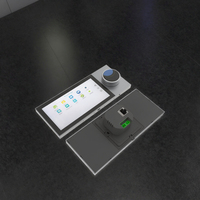 Tablette tactile avec écran TFT de 6 pouces, design coulissant, PoE Android, bouton capacitif, application contrôlée, appareil WiFi domestique, interphone de porte