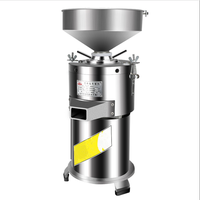 Petite fraiseuse commerciale pour tahini, beurre de sésame, beurre d'arachide, construction en acier inoxydable et aluminium, capacité de 15 kg/h