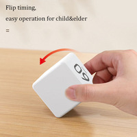 Temporizador Digital EMAF Classroom Cube para Productividad, Temporizador Electrónico de Cocina con Cuenta Regresiva, Temporizador Giratorio para Niños
