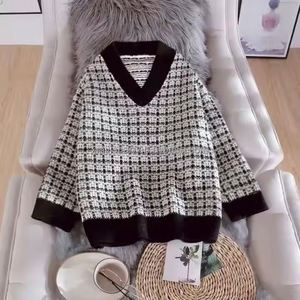 Top Casual a maniche lunghe da <span class=keywords><strong>donna</strong></span> maglioni autunnali primaverili bianchi con bottoni per ragazze alla moda - Product Image 6