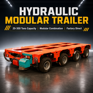 150 tonnes de capacité, robuste, transporteur de cour, barre de traction, lit bas, bateau, bateau, <span class=keywords><strong>remorque</strong></span> modulaire avec levage - Product Image 3