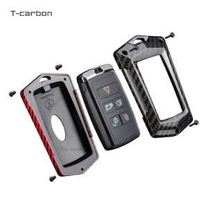 Ổ Cắm Sửa Đổi Nội Thất Xe Hơi T-carbon, Vỏ Chìa Khóa Từ Xa Thông Minh Bằng Sợi Carbon Thật Cho Xe Jaguar - Product Image 4