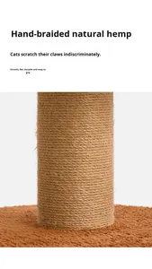 Улучшенная Экологичная войлочная Интерактивная рамка для скалолазания для кошек, новогодняя елка, как 5-уровневая башня для домашних животных, для обогащения кошек - Product Image 5