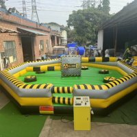 Nouveau design de jeu gonflable d'extérieur, jeux gonflables pour événements, jeu d'obstacles rotatifs gonflables