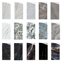 Azulejo de Cerámica Esmaltada de Mármol de Piedra de Lujo de Fábrica China 90x180 para Baño de Hotel o Villa