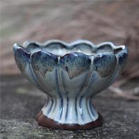 Produsen grosir Pot sukulen tembikar tebal Retro baru