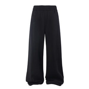 2025 automne hiver Collection hommes 320g couche d'air Mamba coton épissage Machette polyvalent ample pantalon droit Style décontracté - Product Image 2