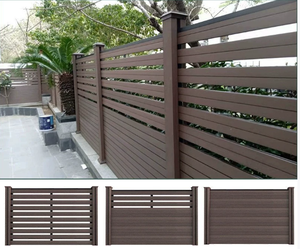 Valla de Barrera de WPC Duradera de Alta Rigidez, Valla de Madera Plástica, Tamaño Personalizado, Anti-Decoloración, para Áreas Turísticas - Product Image 3