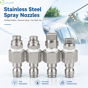 Un ensemble de 4 buses à pointes multiples pour pistolet à eau haute pression, nettoyage domestique, lavage de voitures, jardin, sol - Product Image 1