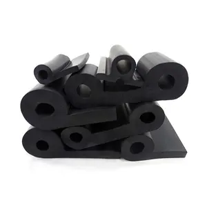 P shape rubber extrusions extruded rubber seal strips EPDM rubber