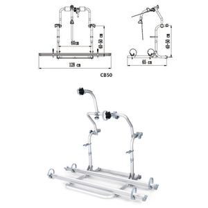 2025 bon prix de bonne qualité RV classique Compact porte-vélos caravane échelle adaptée pour RV/remorque/ - Product Image 3
