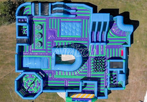 Parcs de jeux gonflables combinés de grande taille, personnalisables, de qualité supérieure, vente directe d'usine pour l'intérieur et l'extérieur - Product Image 4