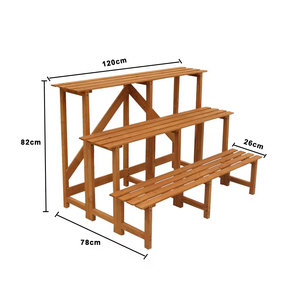 Présentoir pratique de <span class=keywords><strong>plante</strong></span> de jardin extérieur de support de <span class=keywords><strong>plante</strong></span> de grand <span class=keywords><strong>coin</strong></span> Durable de haute qualité - Product Image 2