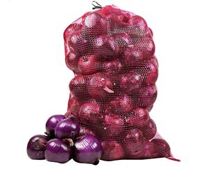 กระสอบมีเชือกผูก สำหรับใส่ไม้  มันฝรั่ง  หัวหอม  สีแดง ส้ม เหลือง หรือเขียว - Product Image 2