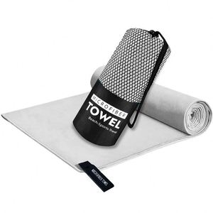 Serviette de sport en microfibre à séchage rapide, unie, de couleur unie, pour la salle de sport, l'extérieur, l'été, portable - Product Image 3