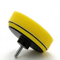 Tampon de polissage rond en mousse de polyester multicolore de 7 pouces, haute efficacité, facile à utiliser, pour le polissage et le cirage des voitures, le detailing automobile