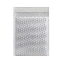Poly Bubble mailer Sacs d'expédition blanc rose ruban adhésif fort Pochette d'emballage en vrac Colis Air Mailing bag pour l'emballage du courrier