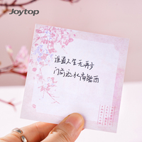 Joytop Blocs-notes détachables pour bureau et école, articles promotionnels, logo personnalisé, 4 designs colorés assortis