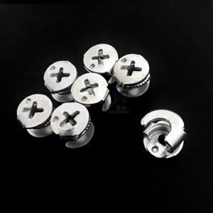 Conector de Rueda Excéntrica de 12 Placas para Muebles Metálicos, Accesorio de Fijación para Cajones y Armarios - Product Image 2