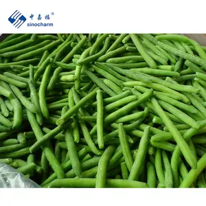 Sinocharm New Crop BRC A Certified IQF Whole Beans Factory Price Frozen Green Beans