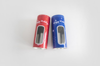 Emballage cadeau, boîte en métal pour café, boîte en métal personnalisée imprimée, boîte ronde en métal coulissante, boîte en métal à charnière avec couvercle