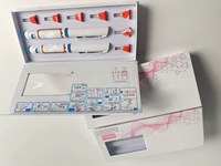 Boîte de rangement en carton écologique Tuteng avec gaufrage holographique et logo personnalisé pour l'emballage de produits de beauté et de soins personnels