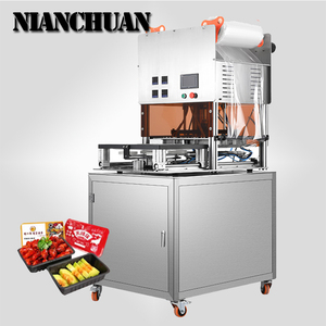 Machine d'emballage sous vide électrique One Four pour viande de durian, avec remplissage automatique d'atmosphère modifiée et d'azote, pour <span class=keywords><strong>film</strong></span> et sang de canard - Product Image 1