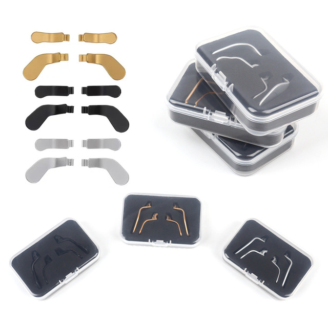 Metal Stainless Steel Paddles Trigger for Xbox Elite Series 2 Interchangeable Hair Trigger Locks Replacement Parts Metal Paddles