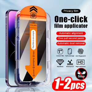 <span class=keywords><strong>Protection</strong></span> d'écran anti-espion en verre trempé, installation sans poussière, pour Samsung S25 Ultra S23FE S22 S24 Plus <span class=keywords><strong>S20</strong></span> <span class=keywords><strong>FE</strong></span> S26, lot de 2 - Product Image 1