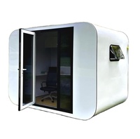 Module de bureau en structure acier Suihe, maison préfabriquée, mini-cabine, boutique conteneur avec panneaux composites en aluminium