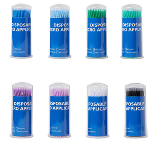 Aplicador de microcepillos dentales desechables de 2.0mm y 1.5mm con puntas cilíndricas ultrafinas y regulares para adhesivos de composite. - Product Image 6