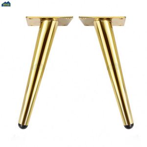 Pieds de canapé en fer robustes pour usage extérieur et hospitalier, finition chromée, tailles et couleurs personnalisables, support de mobilier - Product Image 2