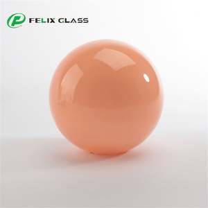 Pantalla de Lámpara LED Redonda Azul Medio de Tamaño Personalizado con Ópalo Rosa y Cristal Blanco, Regulable, para Lámpara Colgante, Cuidado de la Vista - Product Image 4