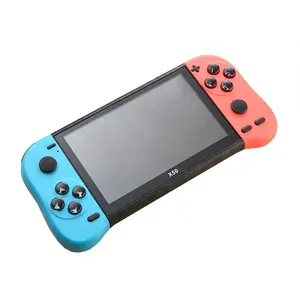 Portable Mini X50 Handheld Gaming Player 5.1 inch Large Screen Support Multiple Players Built in 6800+ Classic Games Consoles