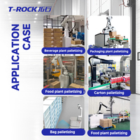 Robot de palettisation industriel, kit de bras robotique collaboratif, charge utile de 25 kg, moteur classé IP67 pour la palettisation et le placement de palettes