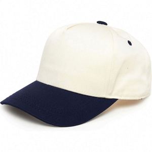 Custom Logo 5 Panel Two Tone Baseball Caps Wholesale Structured a <b>Frame</b> Cotton Gorras Baseball Sport Hats - Product Image 5
