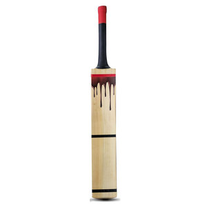 Bate de Cricket de Madera Personalizado al por Mayor, Ecológico, Duradero, Profesional para Exteriores, Patrón Sólido, Venta Caliente - Product Image 1