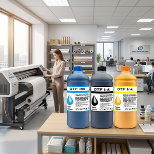 Tinta de Impresión para Cabezales de Impresión I3200/L1800/XP600, Impresión por Transferencia CMYK+17 Colores, 100ml-20L - Product Image 2