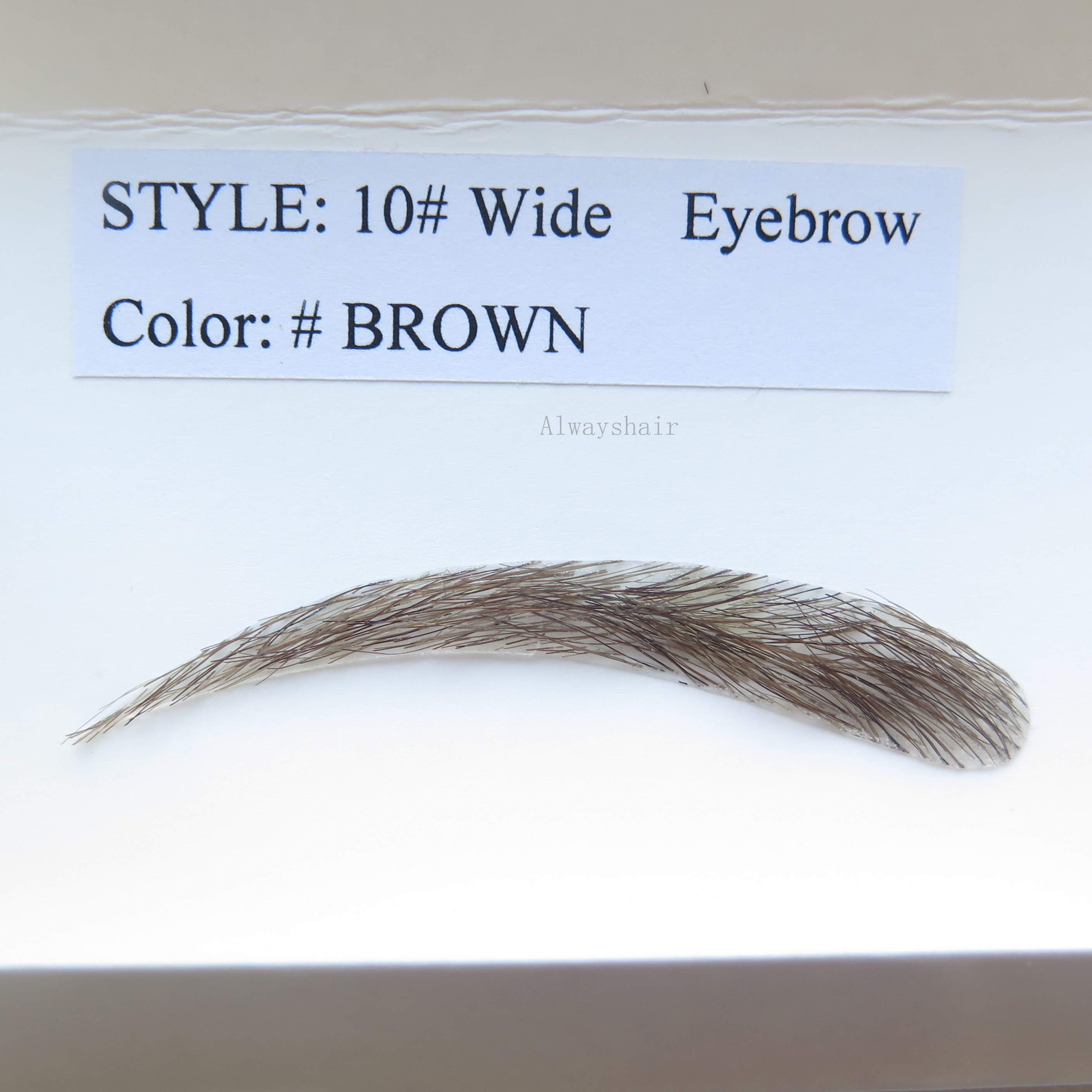 Handgefertigte PU Augenbrauen aus echtem Haar fr Mnner  Naturlook