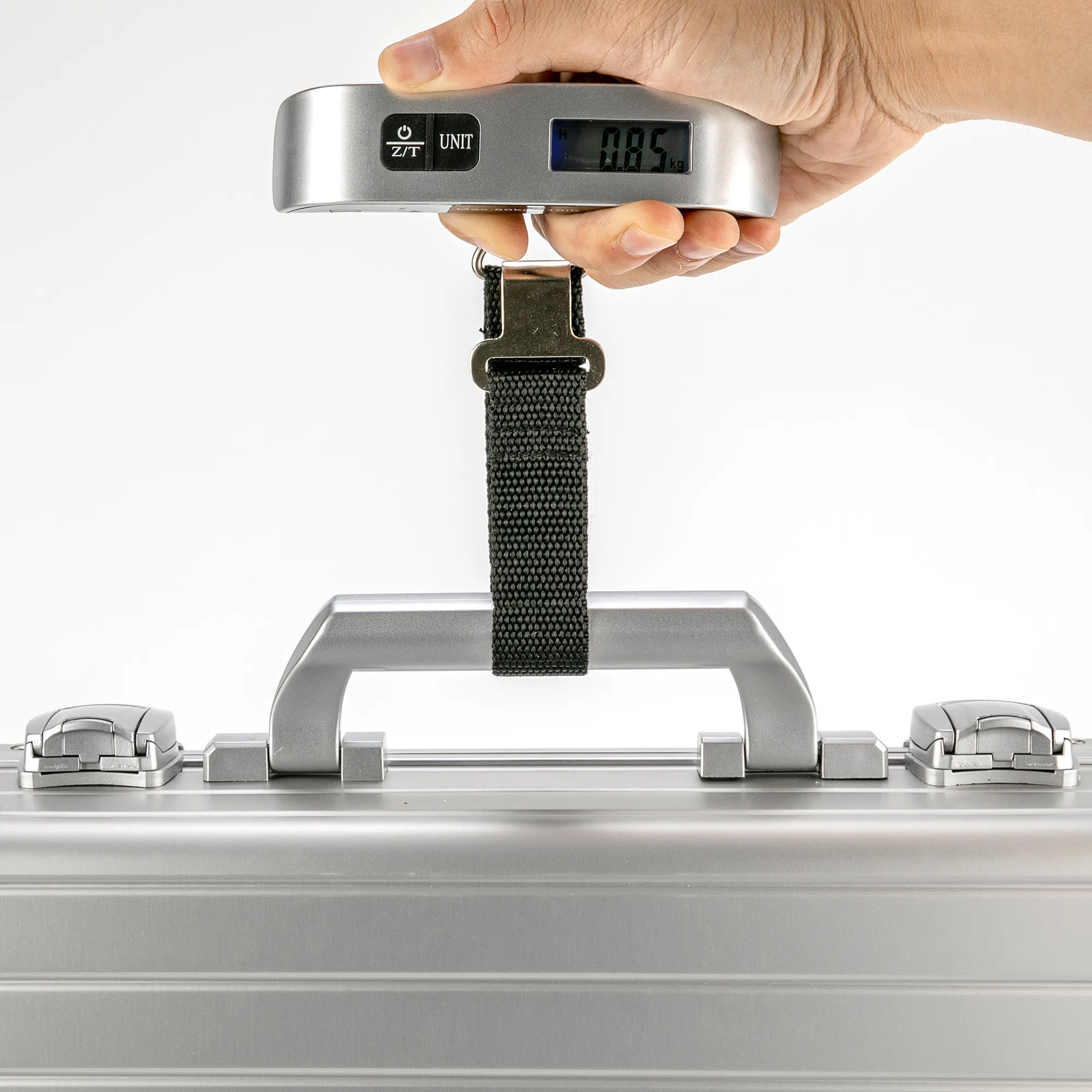 여행용 휴대용 50KG/110LB 디지털 전자 수하물 저울 선물 여행자 여행 가방 휴대용 체중계